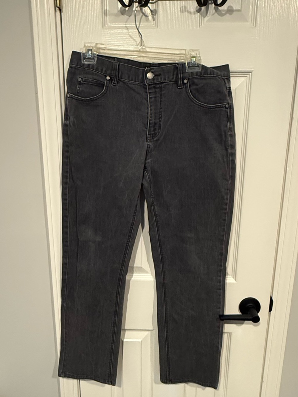 Michael Kors Light Gray Denim Jeans with Branded Button 34x32